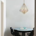 thumbnail image 2 of Bethel International Chandelier Gold Metal & Crystal, 2 of 4