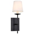 thumbnail image 4 of Eclipse 1 light Black and White shade wall sconce, 4 of 4