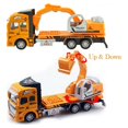thumbnail image 5 of Toys for Boys Truck Toy Kids Construction Vehicles 3 4 5 6 7 Year Baby Xmas Gift, Dump Trucks, Excavator, Cement Mixer Truck 3pcs, 5 of 9