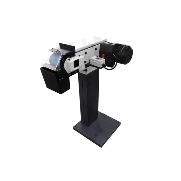 Belt Grinder, 4 inch x48 inch Metal Sander, 2HP Motor 110V, Cast Iron Base, Industrial Belt Grinder Sander BG-4