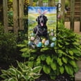 thumbnail image 2 of Flat-Coated Retriever Easter Egg Hunt Garden Flag 11.25 in x 15.5 in, 2 of 5