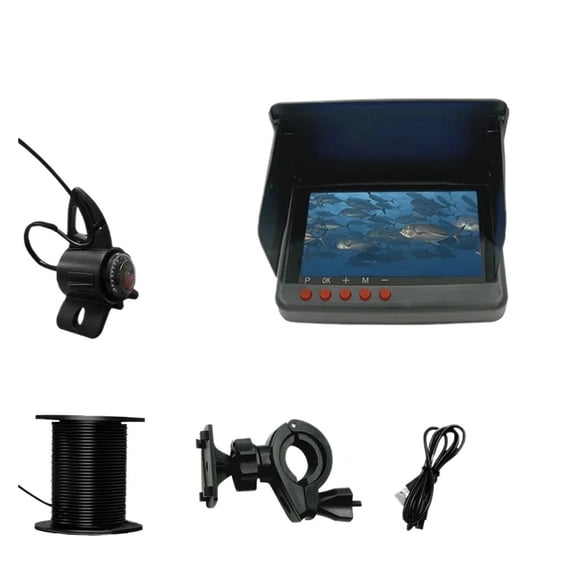 5inch Monitor 4K Camera Kit with DVR Portable Underwater Fishing 20M Cable Night Vision ,High Accuracy Identification