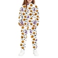 thumbnail image 2 of Girls Clothes 2 Piece Clothing Sets Hoodie Long Sleeve Sweatshirts and Pants Fall Winter Outfits for Girls, 2 of 8