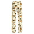 thumbnail image 6 of Stamzod Womens Pajama Pants Plus Size Fashion Halloween Pajamas Cute Pumpkin Print Elastic Waist Lounge Pants Sleepwear XXXXXL, 6 of 7