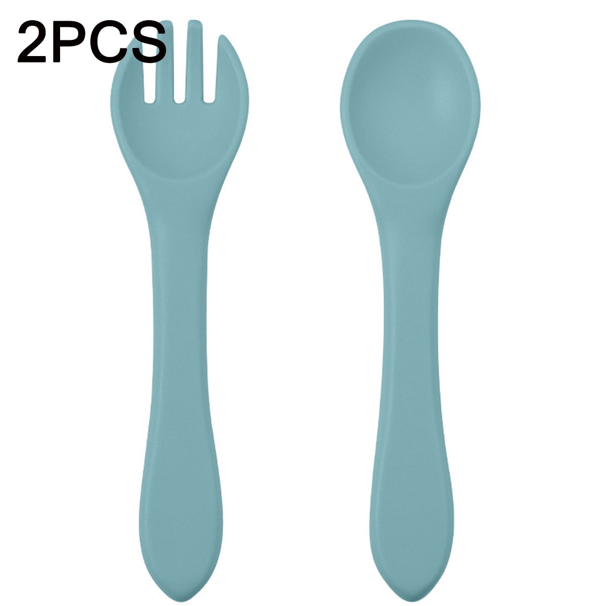 Zulay Kitchen 6 Pack Silicone Soft Baby Spoons, First Stage Gum-Friendly Infant  Spoons For Baby Led Weaning 