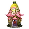 thumbnail image 2 of Ebros LED Light Up Miniature Enchanted Fairy Garden Trumpet Lily Cottage House With Moving Door Figurine, 2 of 6