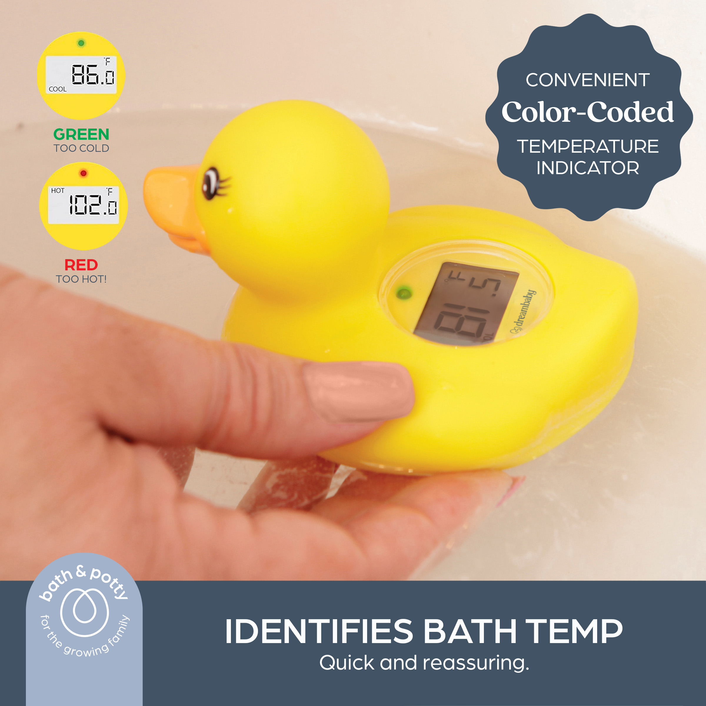 Dreambaby® Room & Bath Thermometer, Duck - image 4 of 8