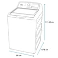 thumbnail image 5 of Lavadora Automática Aqua Saver Green High Efficiency 22 kg Diamond Gray con Sanitizado Mabe - LMH72211WDAB0, 5 of 5