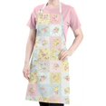 thumbnail image 5 of Pioneer Flower Floral Print Pattern Apron for Women and Men, Cotton Linen Waterproof with Pockets, Adjustable, 33x27 Inch for Kitchen, Gardening, BBQ, Salon, 5 of 6