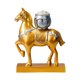 thumbnail image 3 of Estatua de caballo moderna, figurita de resina, adorno, escultura decorativa de Animal, artesanía para estante de escritorio, decoración de sala de , Estilo C Áurea Estilo C Macarena estatuilla de caballo, 3 of 8