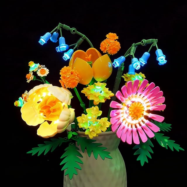 Kit de Luces LED Flashebrick FB66034 compatible con Lego 10347 Petite Sunny Bouquet