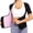 Black and pink, variant on Women's Adjustable Waistband Burning Workout Vest - Medium-Stretch Breathable Fabric, & Body Shaping Design for Running, Gym, Yoga