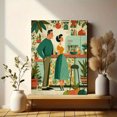 thumbnail image 6 of Retro Holiday Print Art, Happy Holidays Poster, Kitchen Home Decor & Holiday Party Gift, 6 of 8