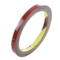 thumbnail image 2 of 6X Strong Permanent Double Sided Super Sticky Foam Tape Roll for Vehicle Car, Red 8MM x 3Meter, 2 of 3
