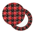 thumbnail image 2 of Balery Christmas With Snowflakes Fundas de asiento para taburete de bar redondo de tela de terciopelo ajustables que protegen de arañazos y manchas para sillas de 14 a 17 pulgadas.-13 inch, 2 of 7