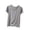 Gray, variant on Women's Sleepwear Tops Printed Short Sleeve Crew Neck Loose Fit Casual Summer Pajama Top