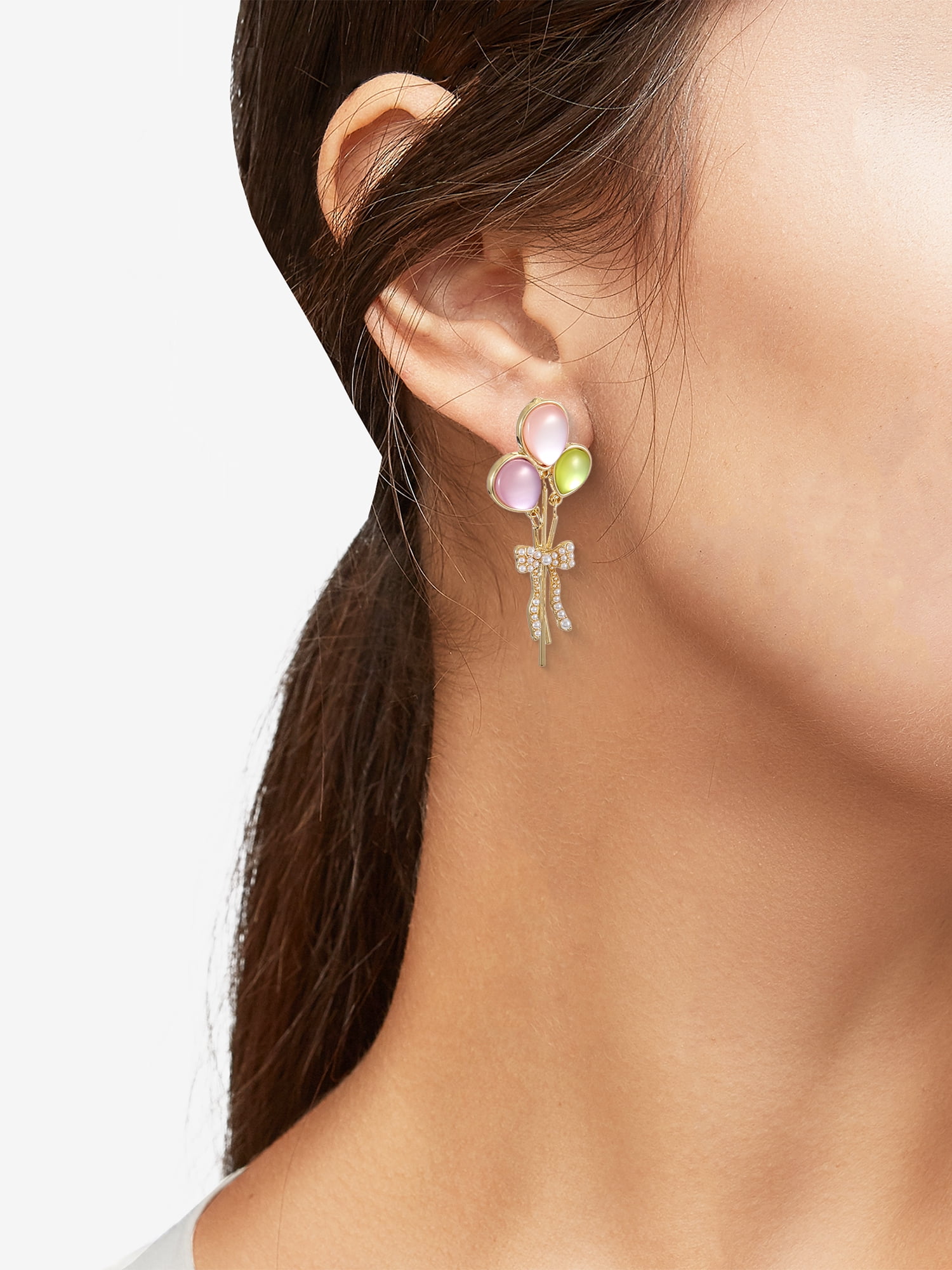 Packed Party Balloon Earrings, 1 Pair