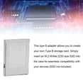 thumbnail image 4 of M.2 NVME 2230 To Type B Adapter, Fast Heat Dissipation Type B To NVME 2230 Memory Card Kit PCie 4.0 X 2 Strong Compatibility 32Gbps Aluminum Alloy  for Camera, 4 of 7