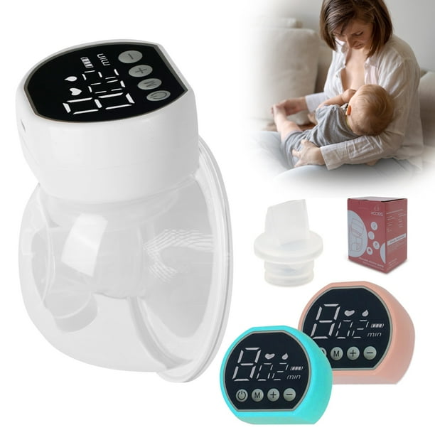 KIDDOS, Extractor de Leche Eléctrico Inalámbrico, Sacaleches Portátil Silencioso con 3 Modos y 27 Niveles de Succión - Ideal para Lactancia Manos Libres Color Blanco