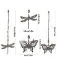 thumbnail image 5 of SIEYIO Elegant Dragonflies and Butterfly Ceiling Fan Pull Chains for Home Decoration, 5 of 20