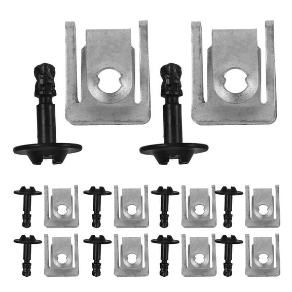 FOMIYES 10 Pcs Car Clips Engine Cover Shield 2.20X1.80X0.50CM