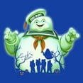 thumbnail image 2 of Men's Ghostbusters Halloween Stay Puft Marshmallow Man  Graphic Tee Royal Blue 3X Large, 2 of 4