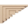 thumbnail image 3 of 11"W x 33"D x 22"H Classic Landon Rough Cedar Woodgrain TimberThane Corbel, Primed Tan, 3 of 6