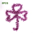 thumbnail image 4 of TINSEL GARANDO Guirnalda Chambrock Guirnalda Decoraciones de lámina metálica Colgada de techo para bodas de Navidad Uso al aire libre y interior 2Mpink 8 piezas Inevent HA012699-02, 4 of 7