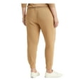 thumbnail image 2 of Ralph Lauren Stretch Pocketed Tie Cable Knit Joggers Pants In Classic Camel, 2 of 4