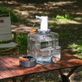 thumbnail image 2 of NestE - 2.11-5.28 Gallon Water Jug, Camping Water Container with Spigot, No Leakage Water Tank Compatible with Electric Water Pumps, Water Bucket for Emergency Outdoor Hiking Picnic, 2 of 7