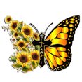 thumbnail image 1 of Mariposa Girasol Cruz Adorno Mariposa Girasol Colgante Colgante Para Pared Ventana Coche Decoración Speravity HA037823-00, 1 of 6