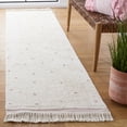 thumbnail image 2 of SAFAVIEH Easy Care Leptis Polka Dots Runner Rug, 2'3" x 9', Ivory/Pink, 2 of 8