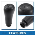 thumbnail image 5 of Unique Bargains Gear Shifter Knob 6 Speed Manual Gearbox Stick Shifter Lever Knob for VW Golf MK3 1991-1998 Plastic, 5 of 6