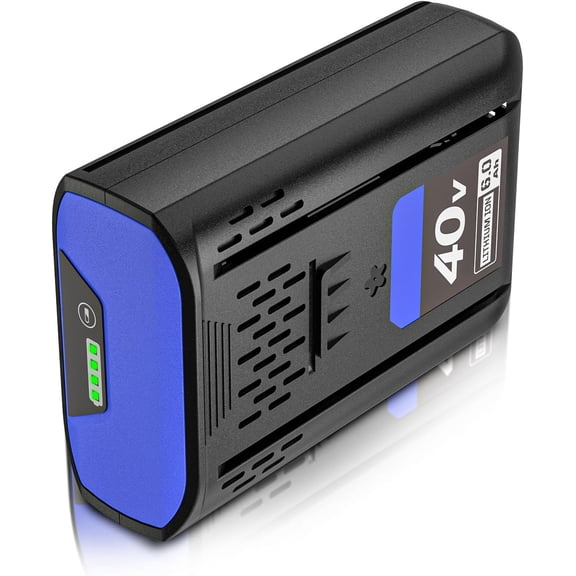 1 Pack 6.0Ah Lithium-ion Replacement for Kobalt 40V Battery Compatible with KPM1040A-03, KM-1640-06, KM 4040-06,Cordless Power Tool Battery