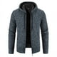 thumbnail image 1 of Suéter con capucha para hombre, abrigo grueso con forro polar, suéter suelto, suéter casual para hombre, cárdigan para hombre, 1 of 5