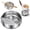 Z-9-Silver-4.72x1.42 Inch, variant on Wood Spoon Rest, Kitchen Counter Spoon Holder, Rustic & Modern Utensil Holder, Cooking Spoon Tools Holder, Larger Farmhouse Utensil Rest 3.54x7.08 Inch (1Pcs)