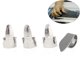 thumbnail image 2 of Paleta de guitarra, juego de dedos de Metal plateado, paleta 1 juego de pulgar, juego de 3 dedos índice, accesorios para instrumentos, 2 of 5