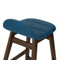 thumbnail image 4 of Brown Wooden Counter Height Chair with Back – Stylish Bar Stools for Kitchen, 4 of 6