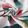 thumbnail image 5 of Mint Blue Shower Curtain Boho Shower Curtains Floral Blossom Flowers Shower Curtain Set Girly Light Blue and Pink Poppy Shower Curtains Colorful Fabric Bathroom Decor, 72" W x 72" H, 5 of 6