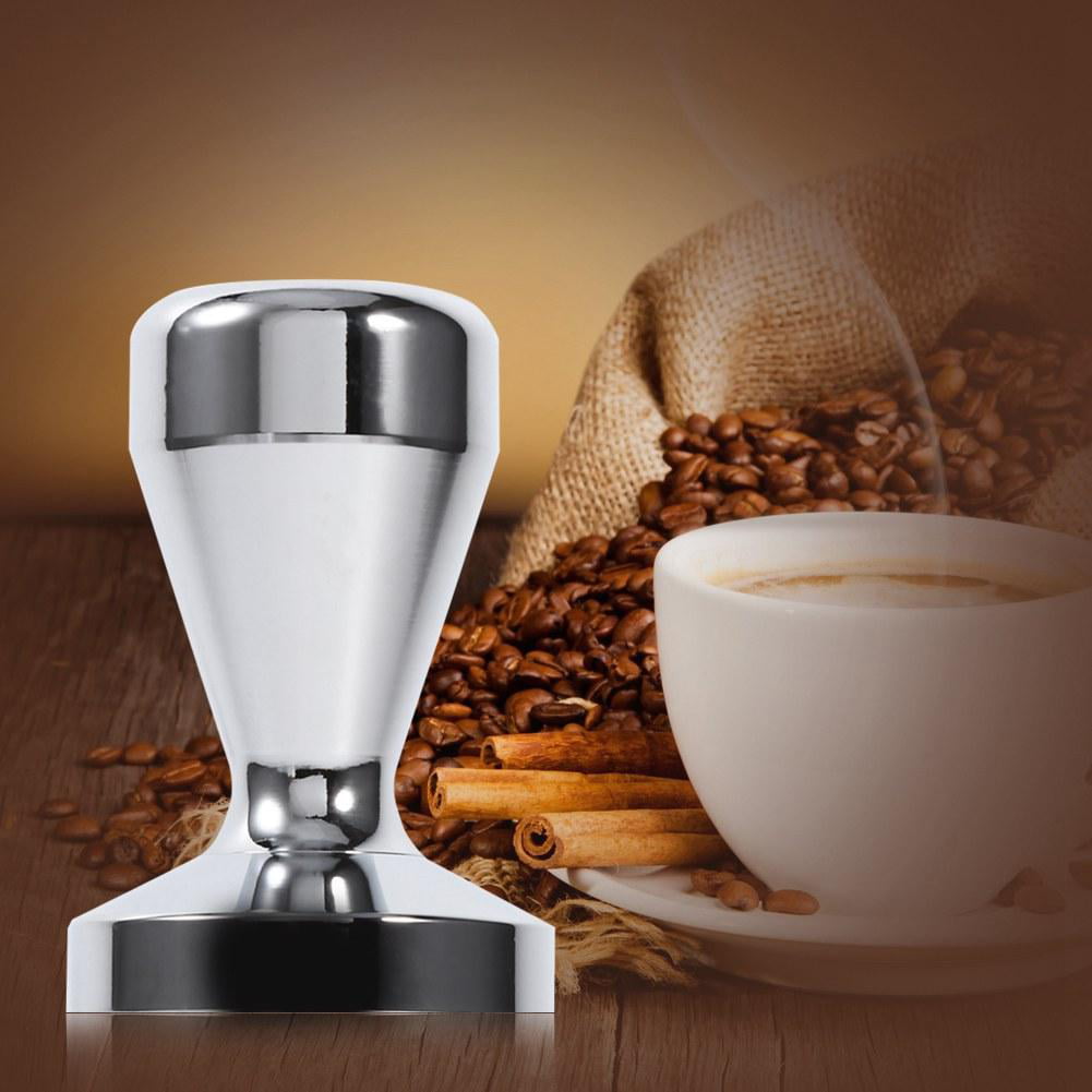 Stainless Steel Espresso Bean Press Tool with 51mm Diameter Flat Base Hot Pbzydu Coffee Tamper 
