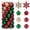 E, variant on Gold Silver Christmas Ball Ornaments Set 50 Count 2.4 Inch Shatterproof Tree Decor