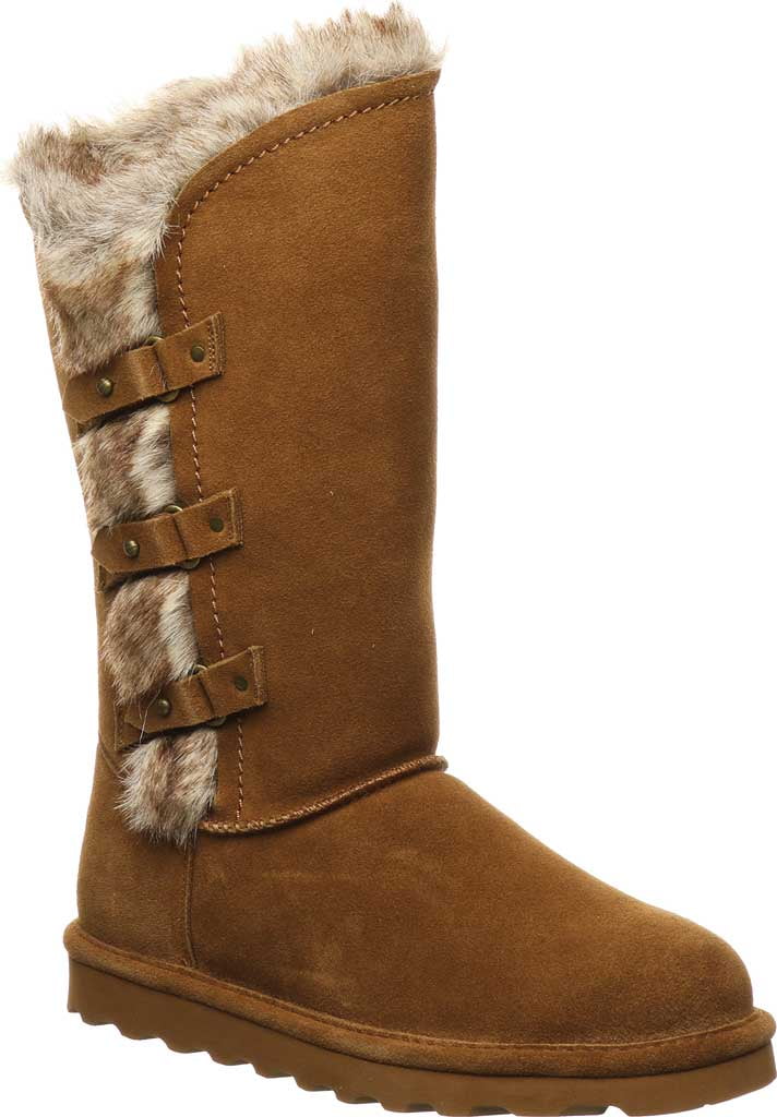 Bearpaw - Women's Bearpaw Emery Mid Calf Winter Boot Hickory II Suede 9 ...