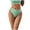 Mint Green, variant on Gubotare Women's High Waisted Underwear, Full Coverage Ladies Panties Period Underwear (White,One Size)