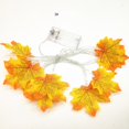 thumbnail image 3 of Liquidation d'Halloween! Guirlande Lumineuse 3 Mètres 20LED Feuilles d'Érable Automne Décorations d'Action de Grâce pour la Maison, 3 of 4