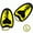 Yellow-L, variant on 1Pair Swimming Training Hands Flippers Swim paddles, Training Freestyle Swimming Frog Paddles With Adjustable Silicone Straps