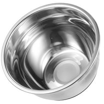 SEWCHICS Large Stainless Steel Mixing Bowl Silver Antiskid Base for Kitchen Storage