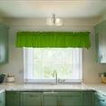 thumbnail image 2 of Solid Poplin Window Valance 58" Wide Lime Green, 2 of 4