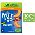 thumbnail image 2 of SunRype Fruit to Go Bites Sour Peach, 8 x 14 g, 112.00 - 0.25 GR, 2 of 6