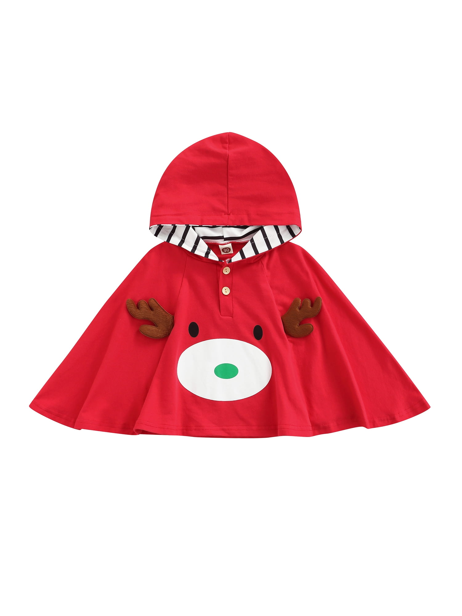 Bebiullo Princess Cloak with Hood Girls Boys Cape Kid Toddler Costume ...