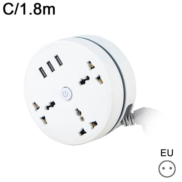 Universal Power Strip Power Strip Plug USB Socket Extension Socket 2500W 10A✨c V9D2